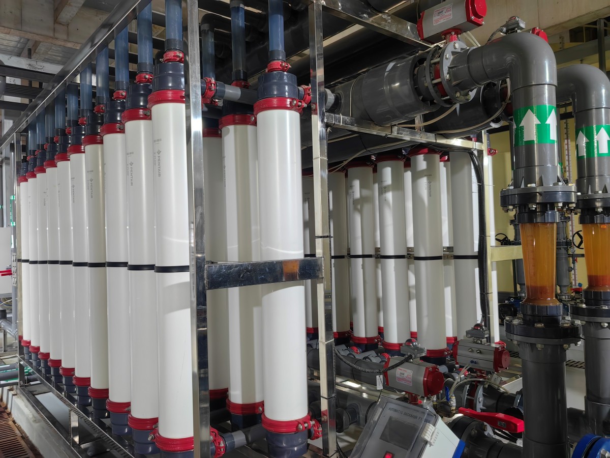Internal pressure ultrafiltration membra